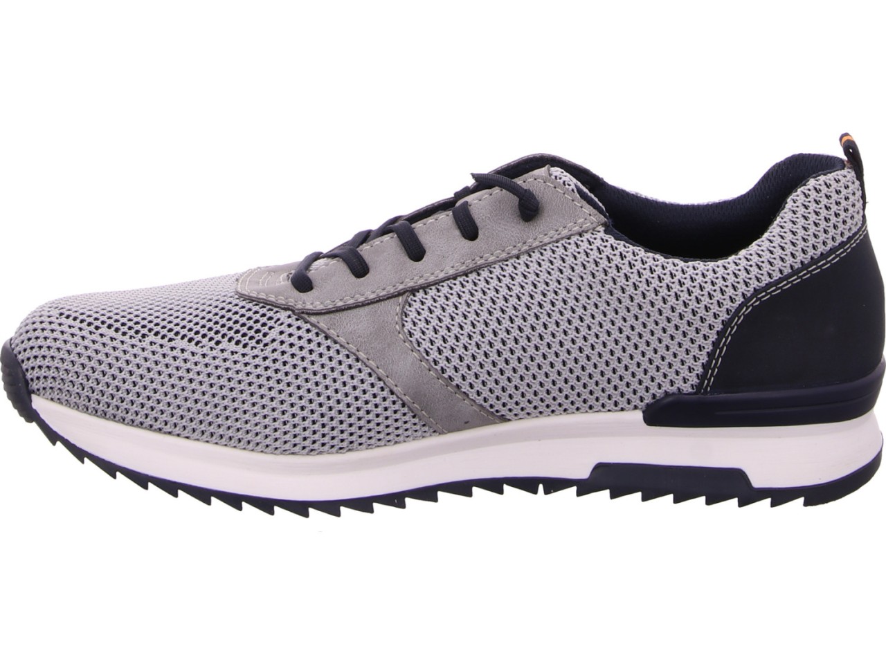 RIEKER Freizeit Schnürer grau FSK Herren Halbschuhe