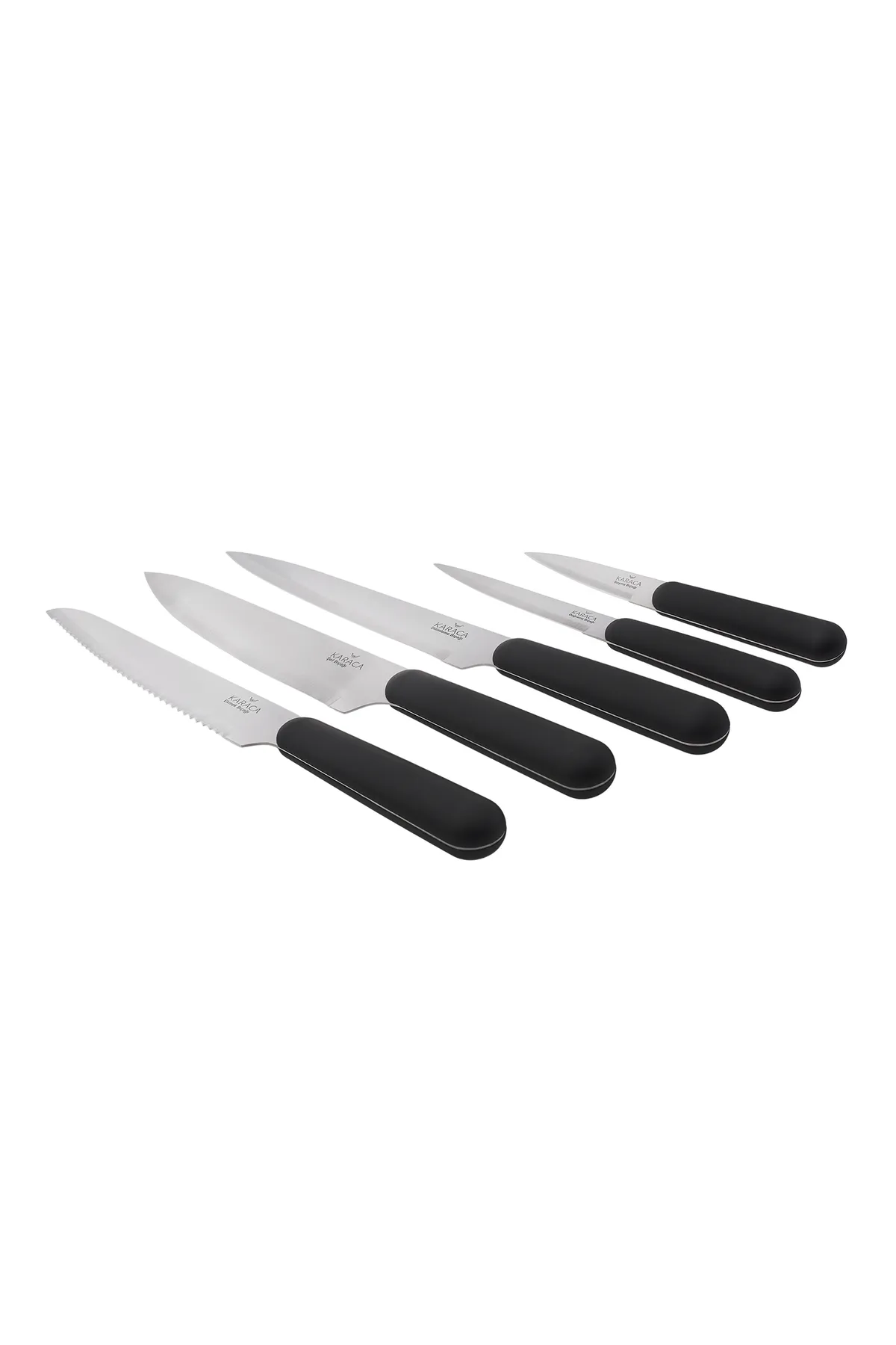 Karaca  Right Knife 6-teiliges Messerset, Stahl, Küchenmesser, Einfach zur Reinigung