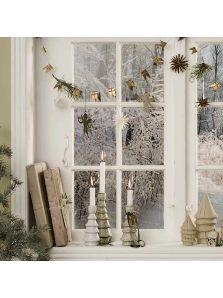 IB Laursen Kerzenhalter TANNENBAUM Weiß Keramik für 1 Kerze 16 cm günstig kaufen onesize
