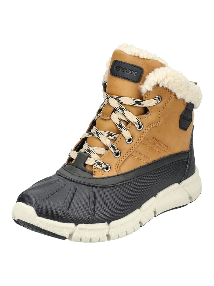 Geox Stiefelette in Schwarz/Gelb günstig kaufen