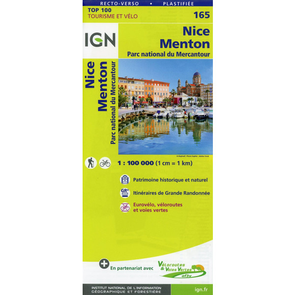 Nice Menton 1:100 000 - Karte