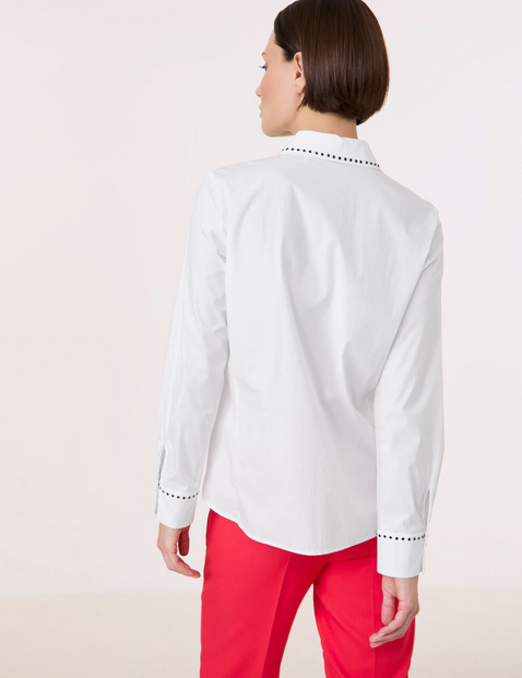 Hemdbluse mit Nieten-Dekor