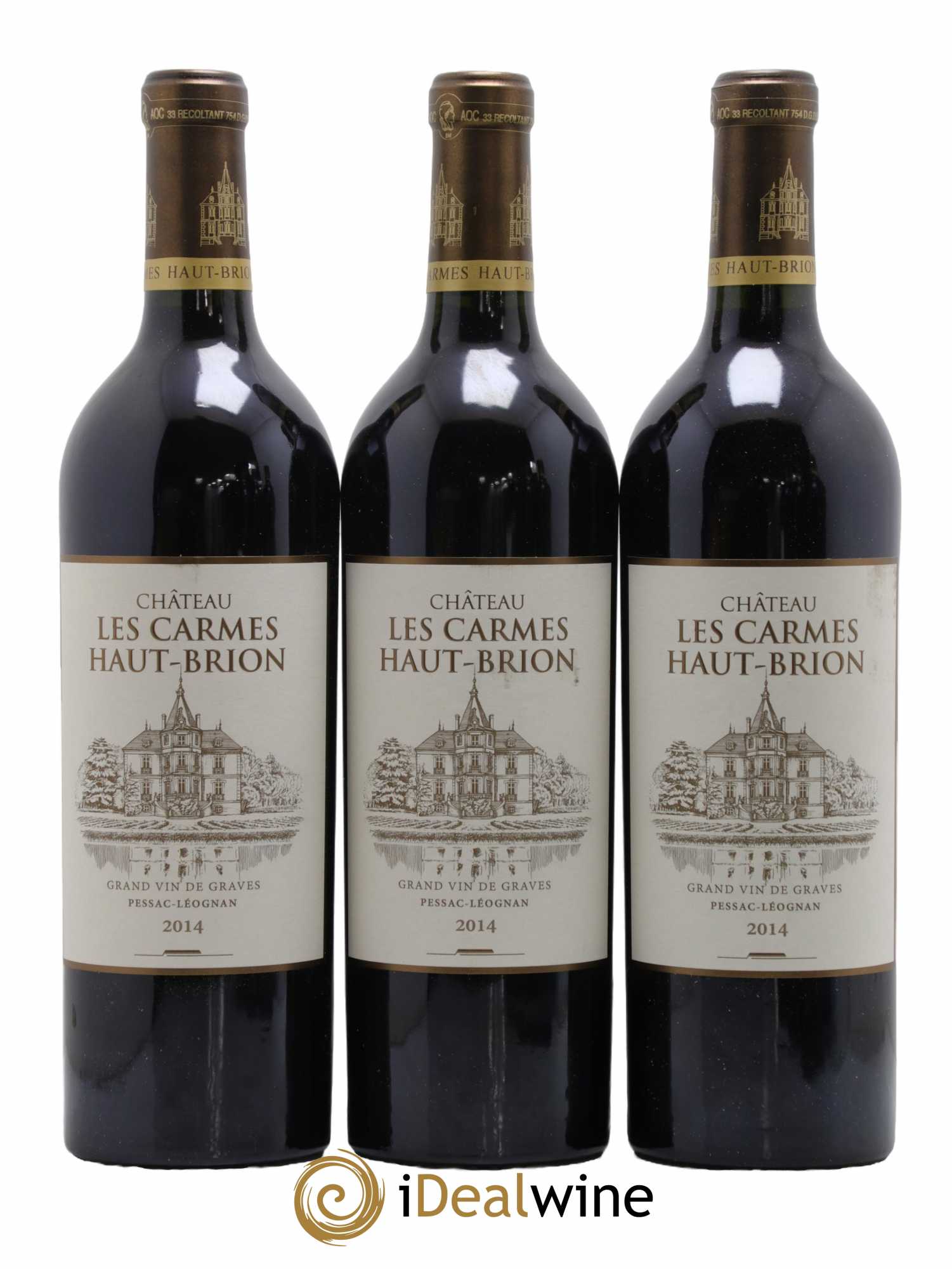 Château Les Carmes Haut-Brion  2014 - Lot de 6 Bouteilles