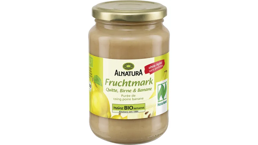 Alnatura Bio Quitte-Birne-Fruchtmark mit Banane 360 g