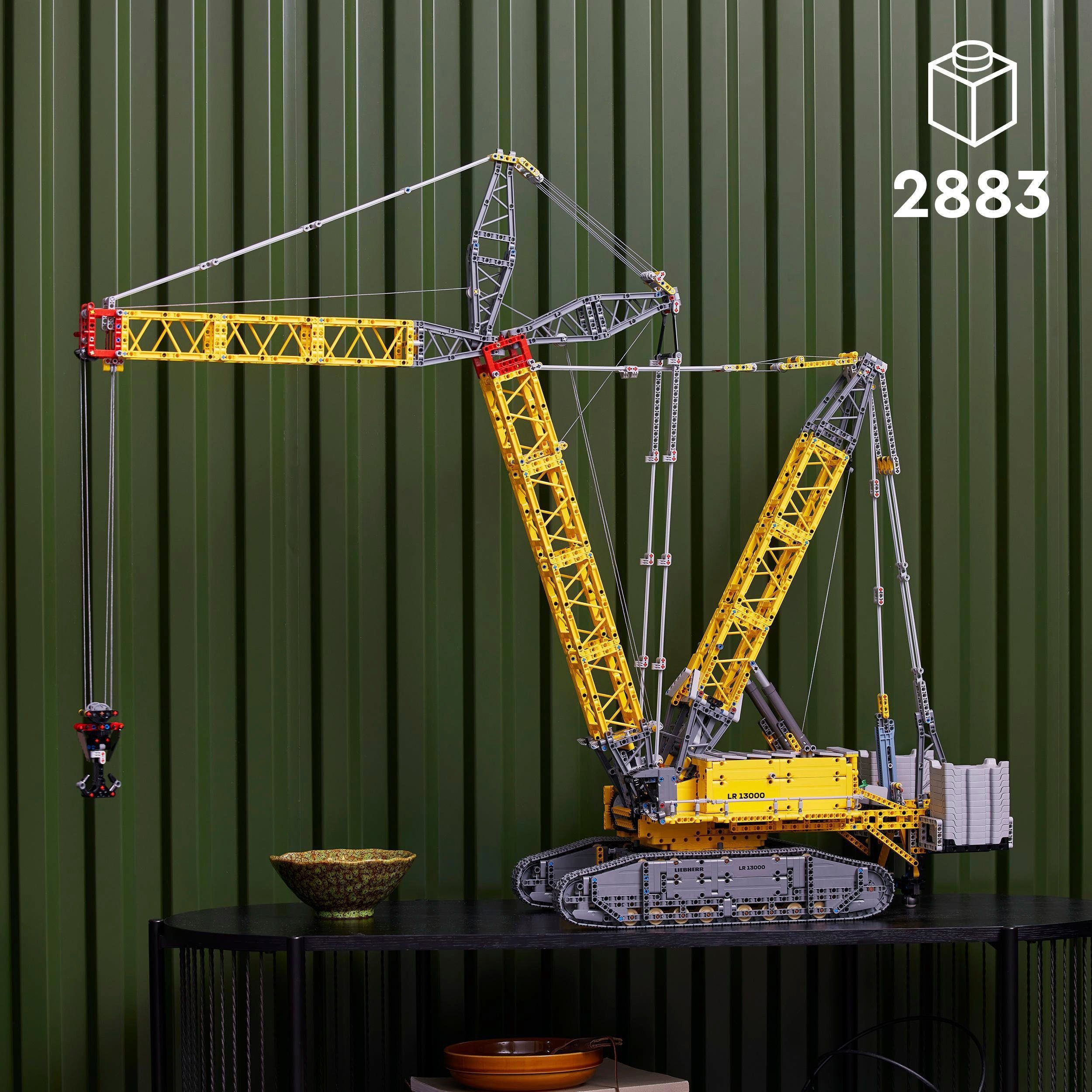 LEGO® Konstruktionsspielsteine Liebherr LR 13000 Raupenkran (42146), LEGO® Technic, (2883 St), Made in Europe