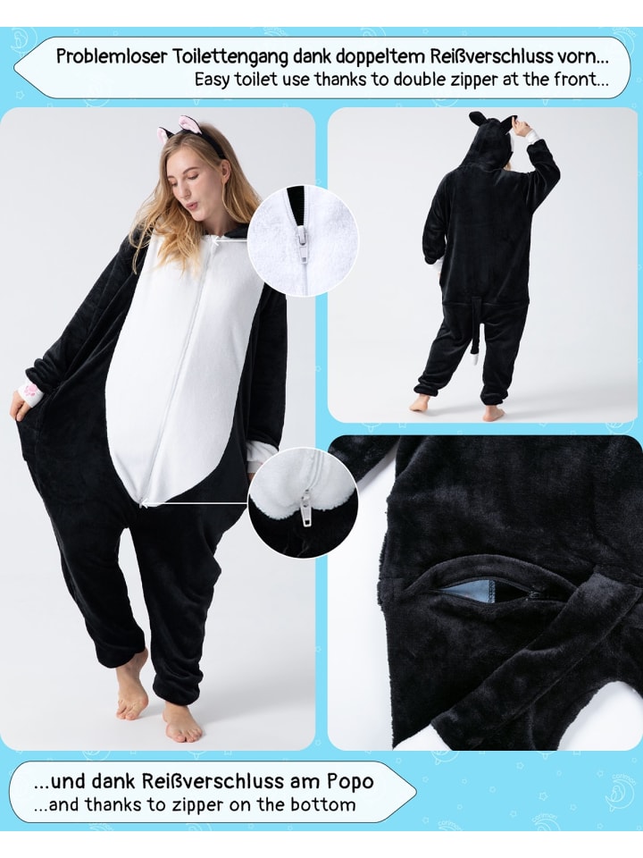 Corimori Katzen-Kostüm Fasching Katze in Schwarz günstig kaufen