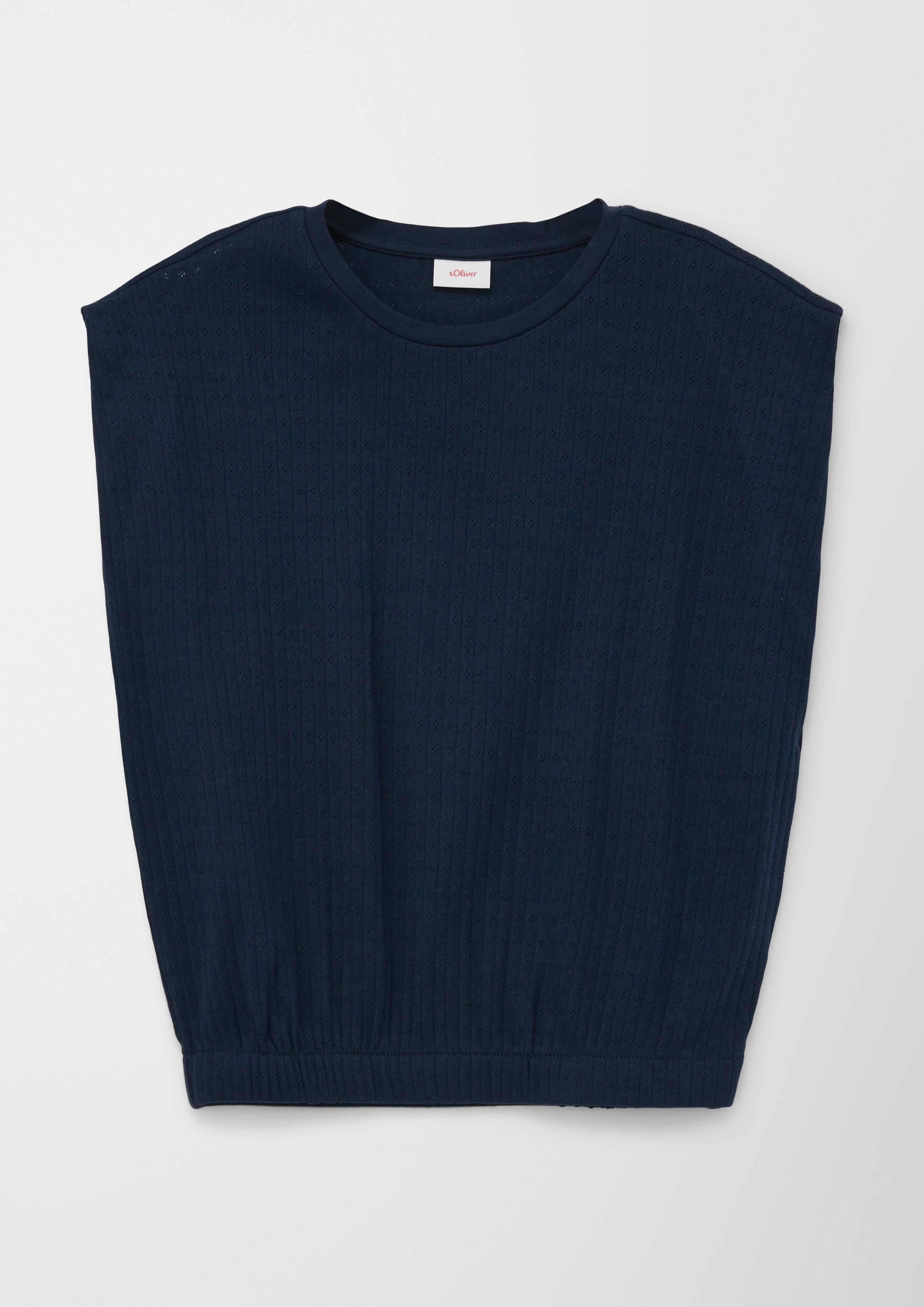 Strickshirt mit Ajourmuster  2128029-5952