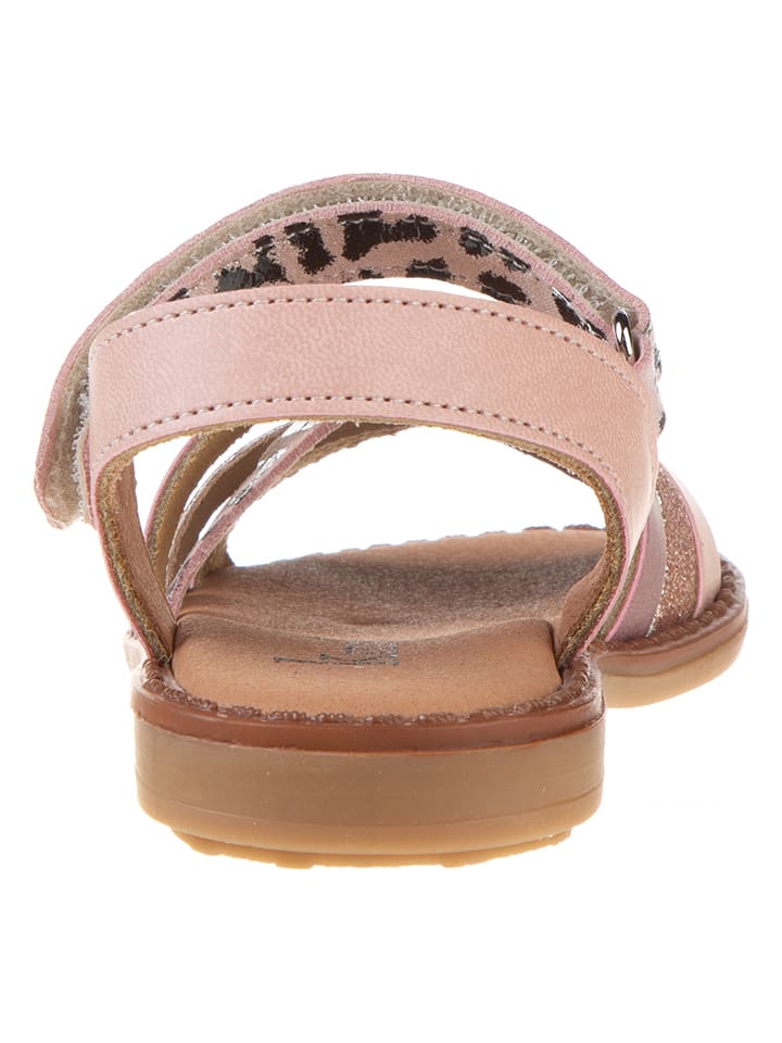 kmins Leder-Sandalen in Rosa günstig kaufen