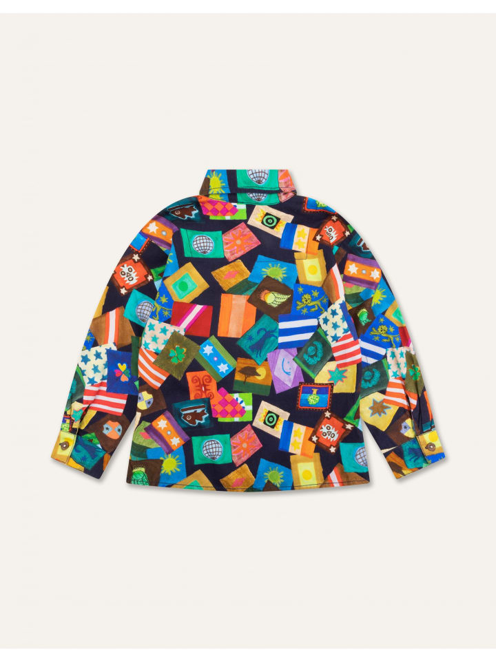 Oilily Bluse Bertus in Blau günstig kaufen