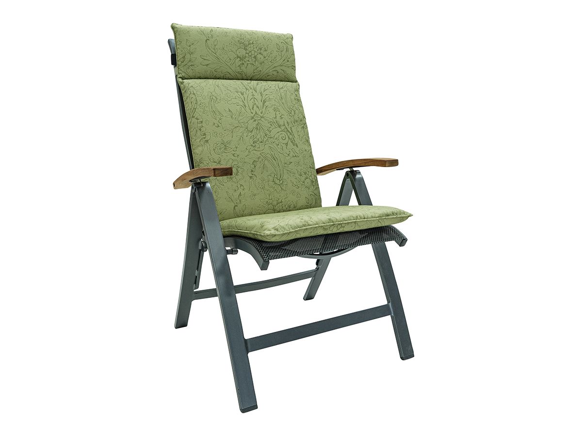 Madison Nori Green 120x50 Gartenstuhlkissen mit hoher Rückenlehne