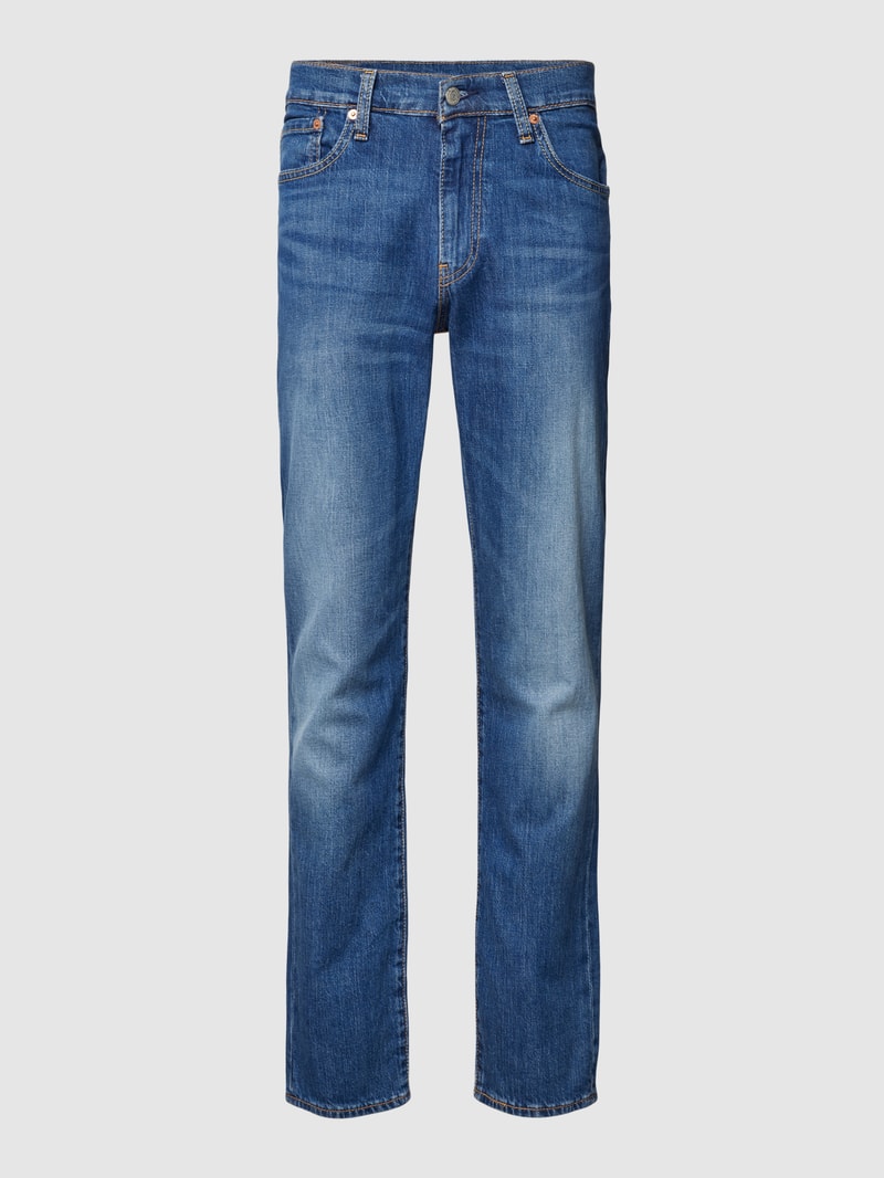 Jeans im 5-Pocket-Design Modell 'NICE AND SIMPLE' in marineblau