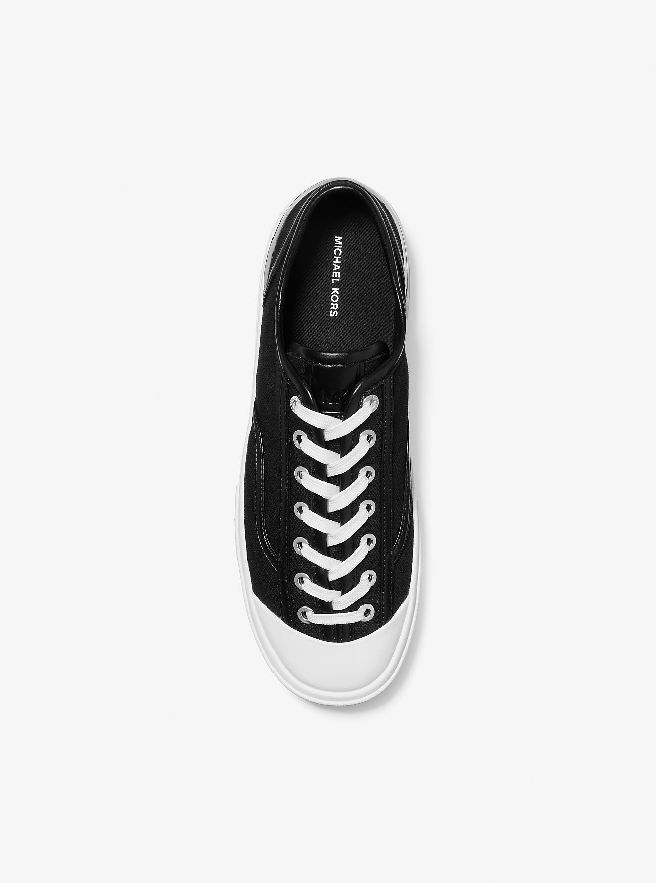 Sneakers Jude in misto lino - NERE
