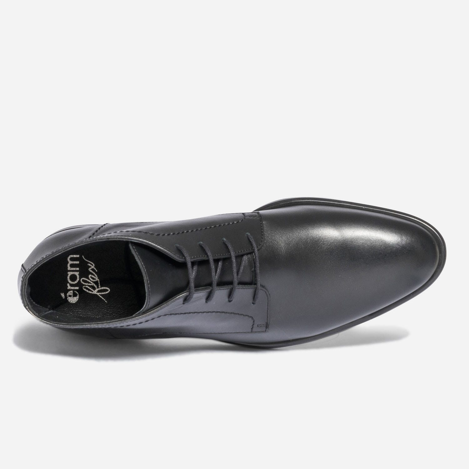 Chukka boots ERAM FLEX noir en cuir