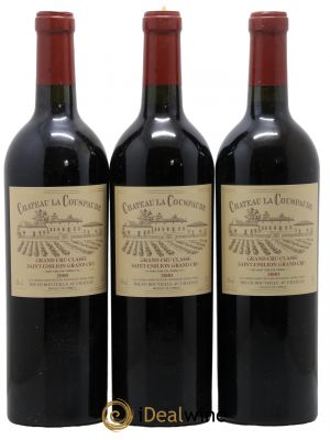 Château la Couspaude Grand Cru Classé  2000 - Lot de 3 Bouteilles