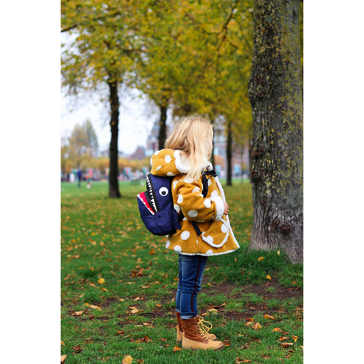Kinderrucksack S Shark Shape Navy