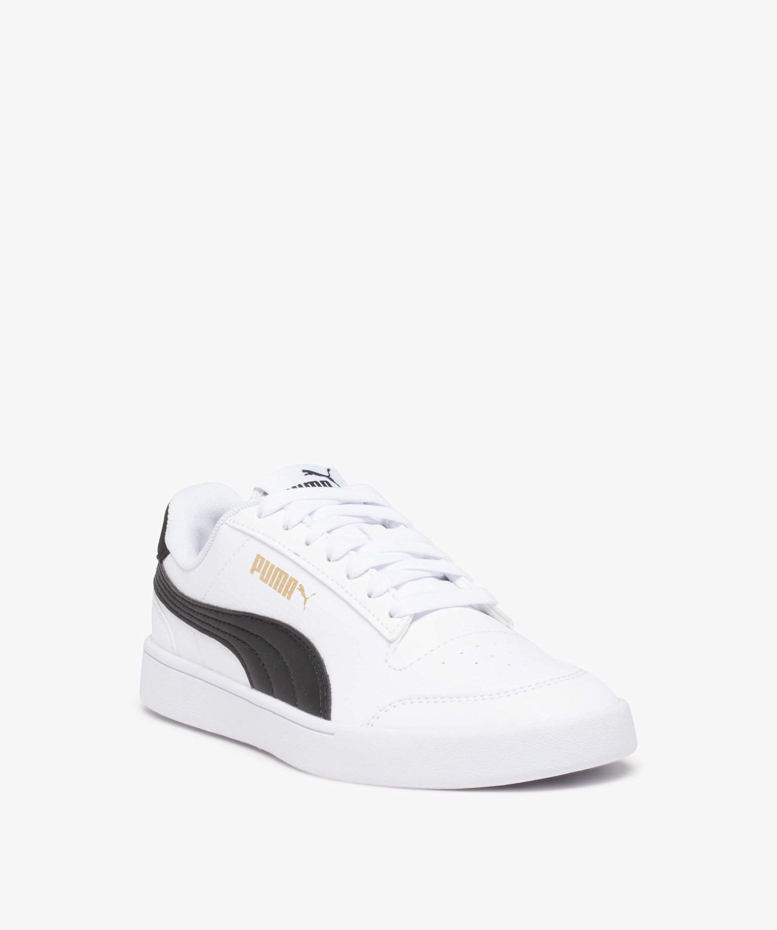 Baskets Garçon bicolores à lacets – Puma Shuffle blanc | GEMO