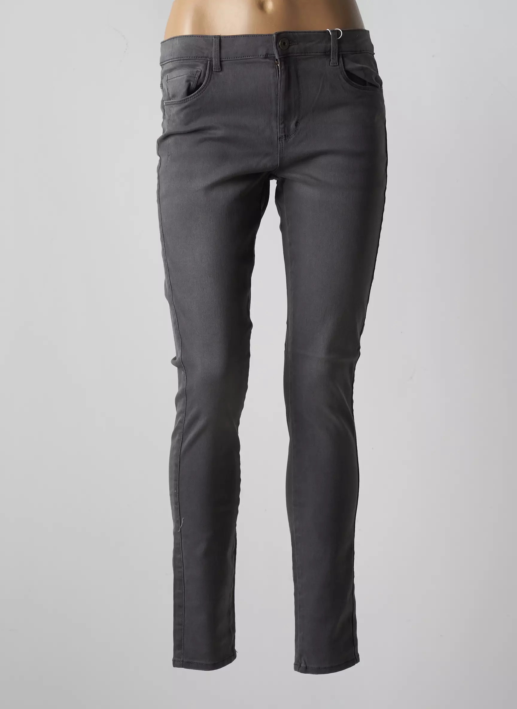 Only Jeans Skinny Femme couleur gris
