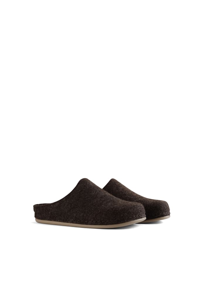 TRAVELIN' Filzpantoffeln At-Home in Braun günstig kaufen