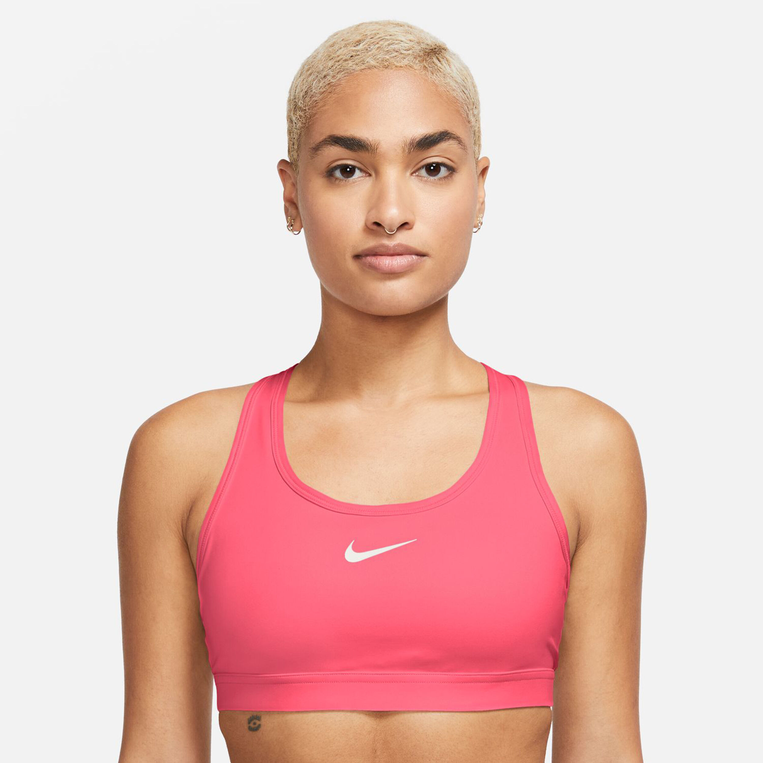 Swoosh MED Support Bra Sport-BH Damen - Pink