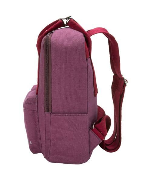 Rucksack mit aufgesetztem Reißverschlussfach