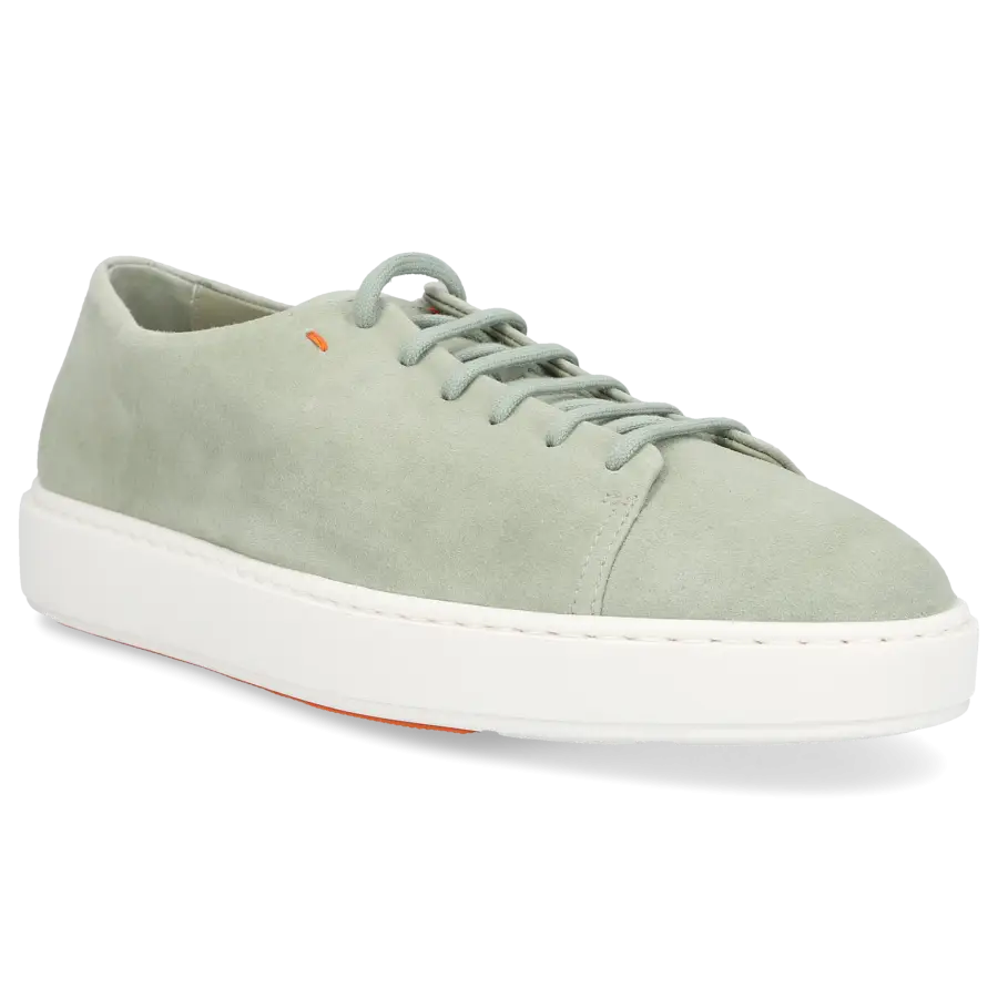 Santoni - Sneaker low MBCD21 Veloursleder - grün