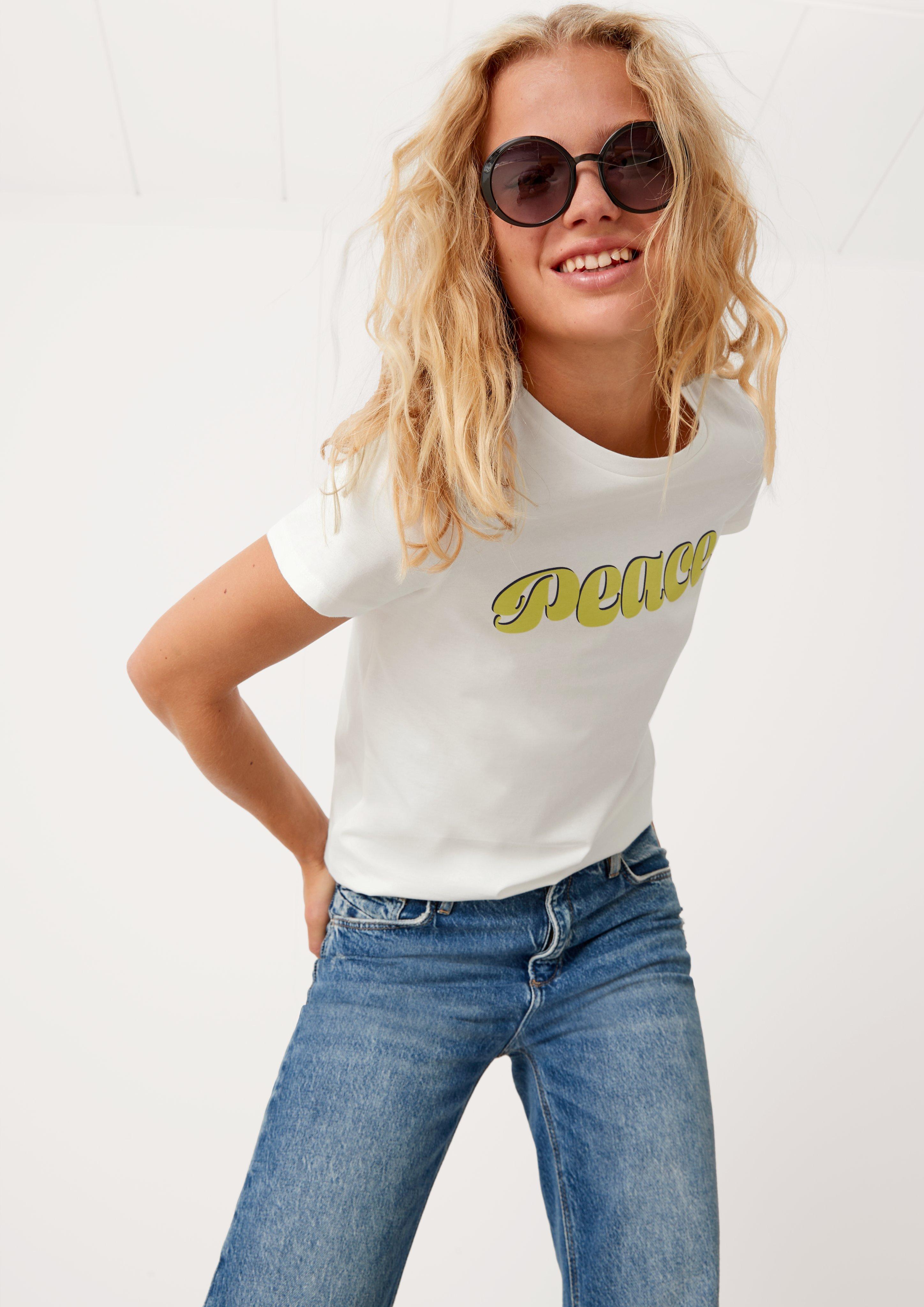 Jerseyshirt mit Schriftprint  2124660-02D0