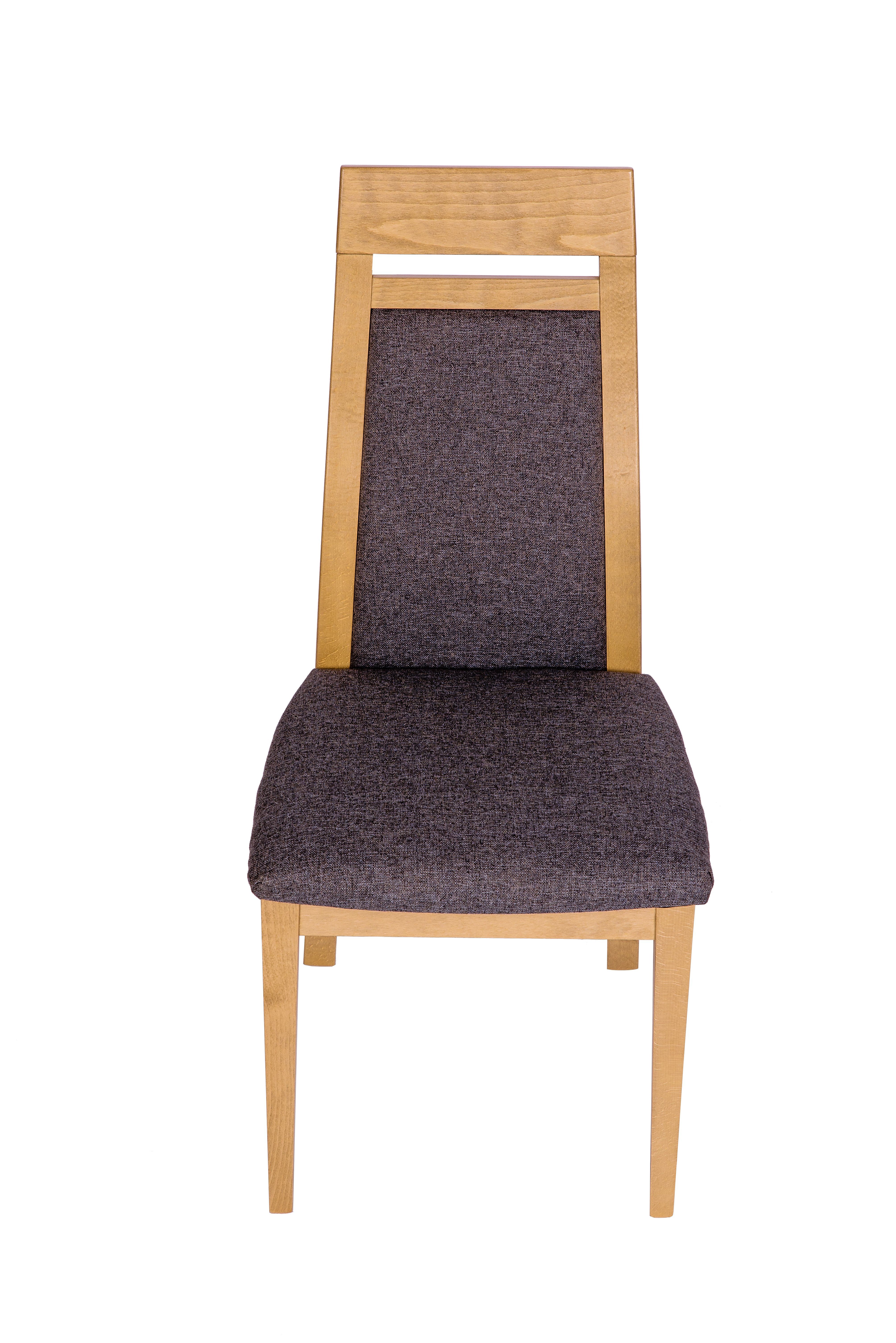 kundler home 4-Fußstuhl Stuhl Sitz & Lehne gepolstert (Set, 2 Stühle), Gestell Massivholz