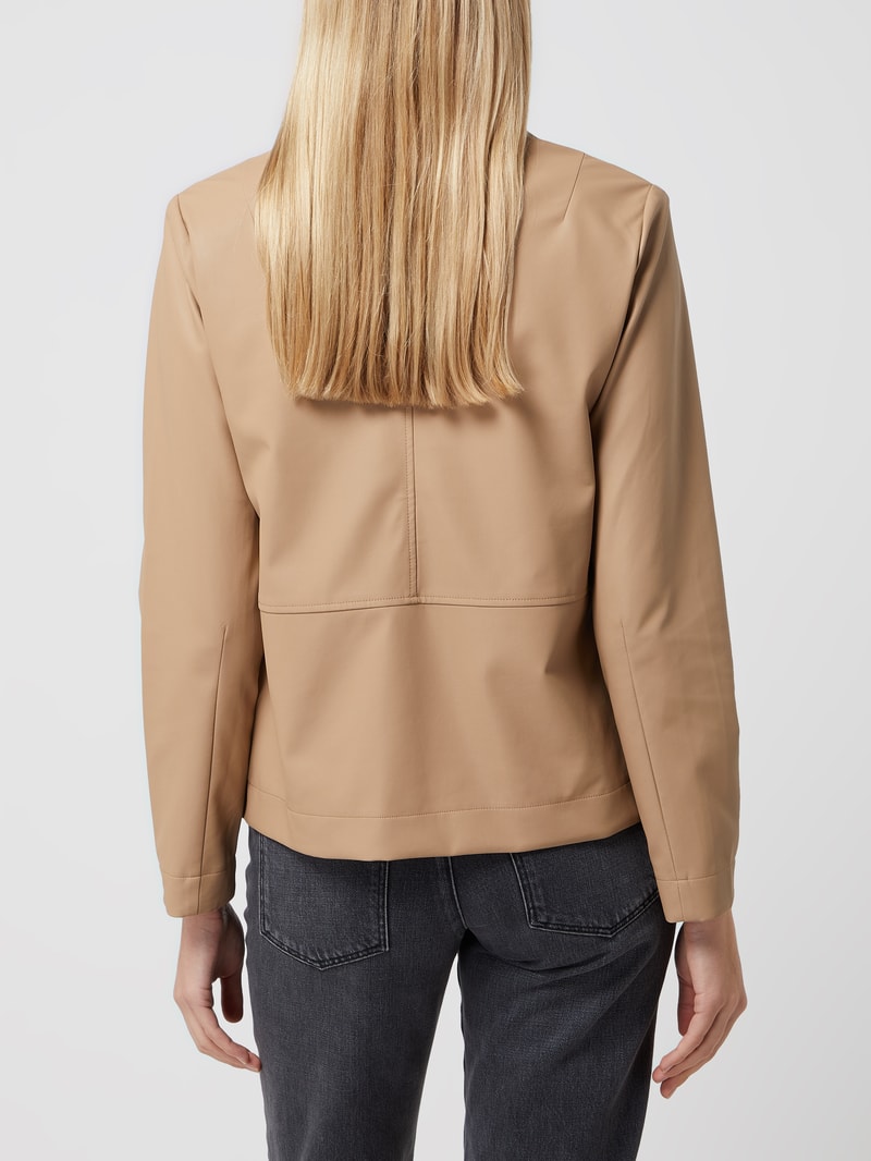 Blazer in Leder-Optik  in camel