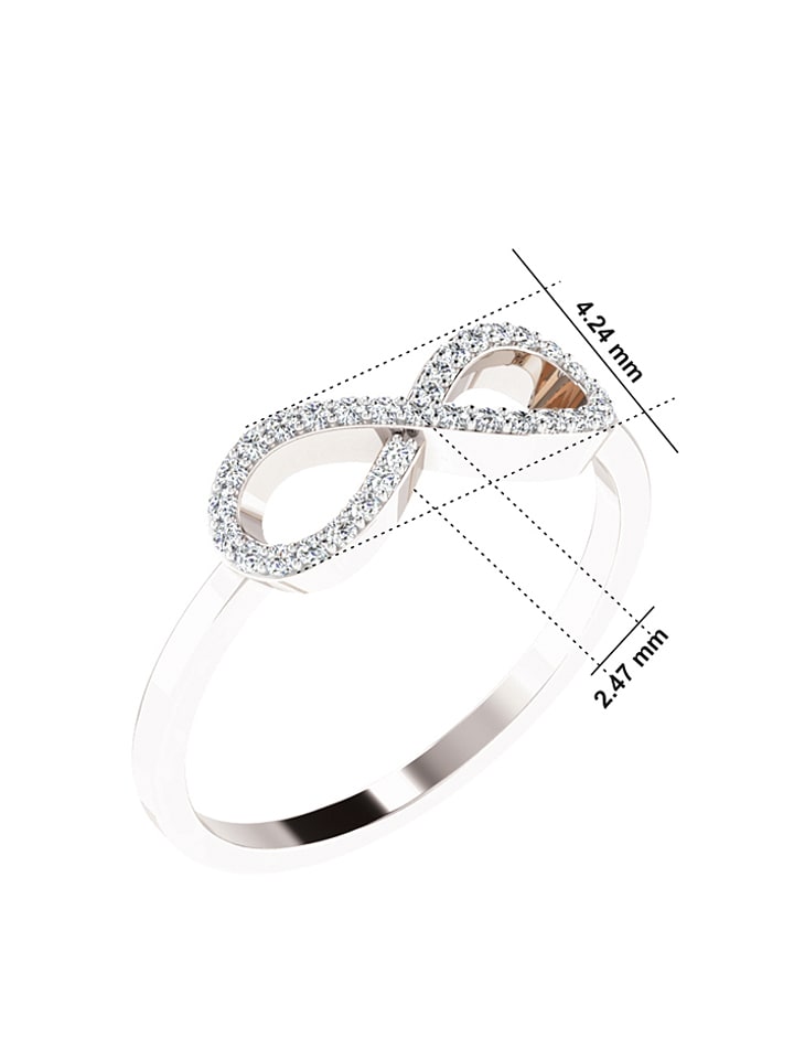 Diamant Vendôme Weißgold-Ring mit Diamanten günstig kaufen