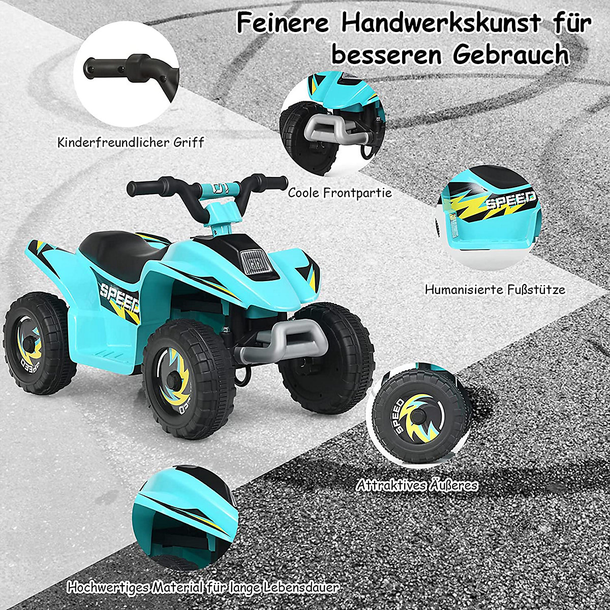 Quad Outdoor Elektrofahrzeug ab 3 Jahre