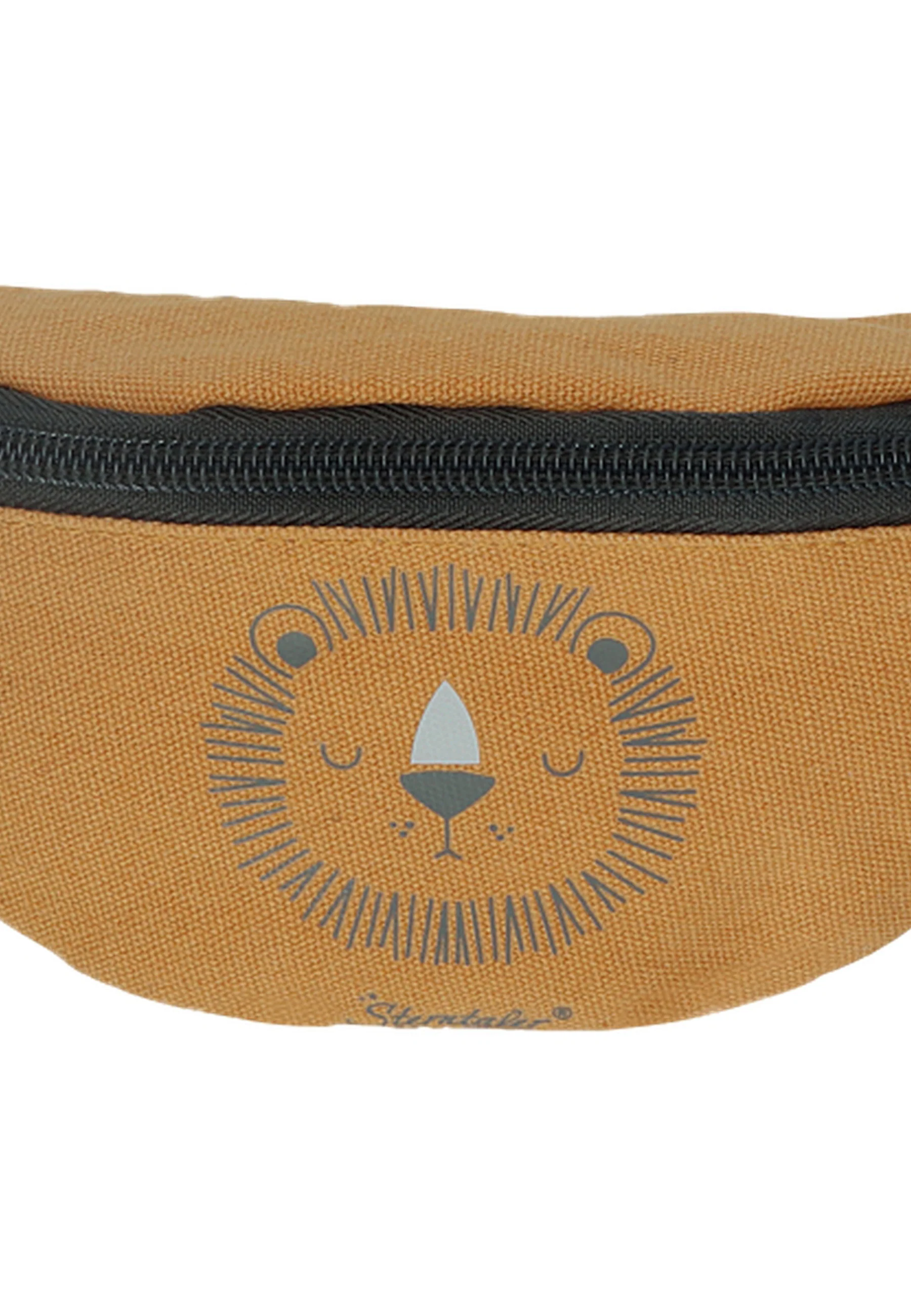 Kinder-Bauchtasche mit Motiv Löwe Lio in rost