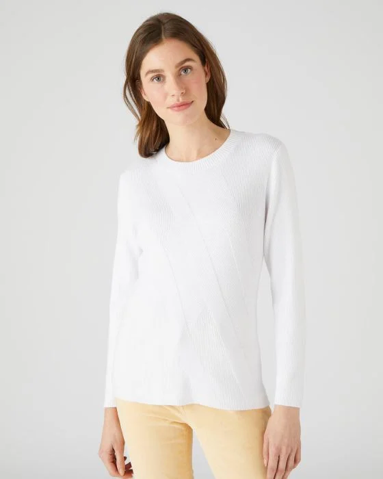 Pull jeu de côtes fantaisie