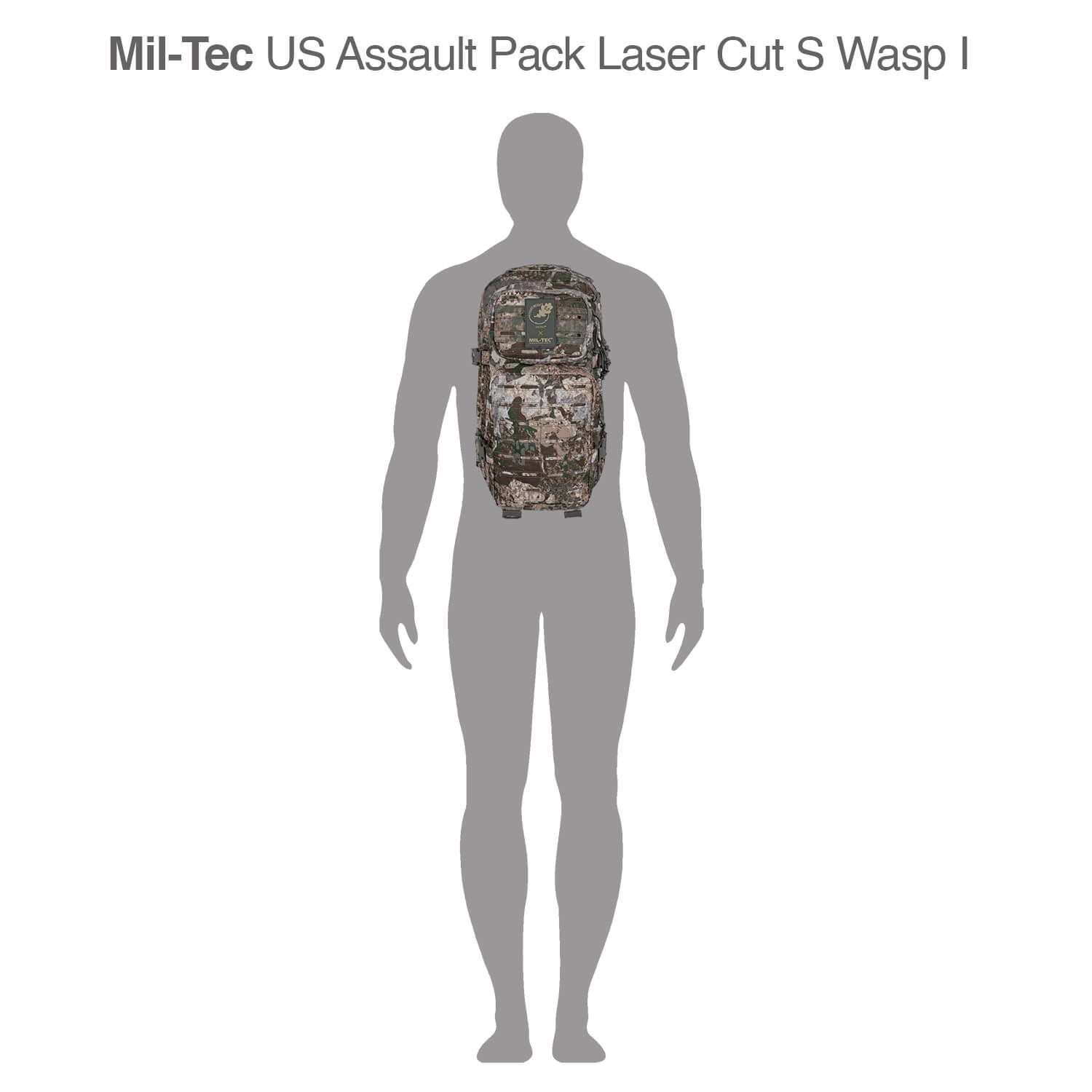 US Assault Pack Laser Cut Small WASP I