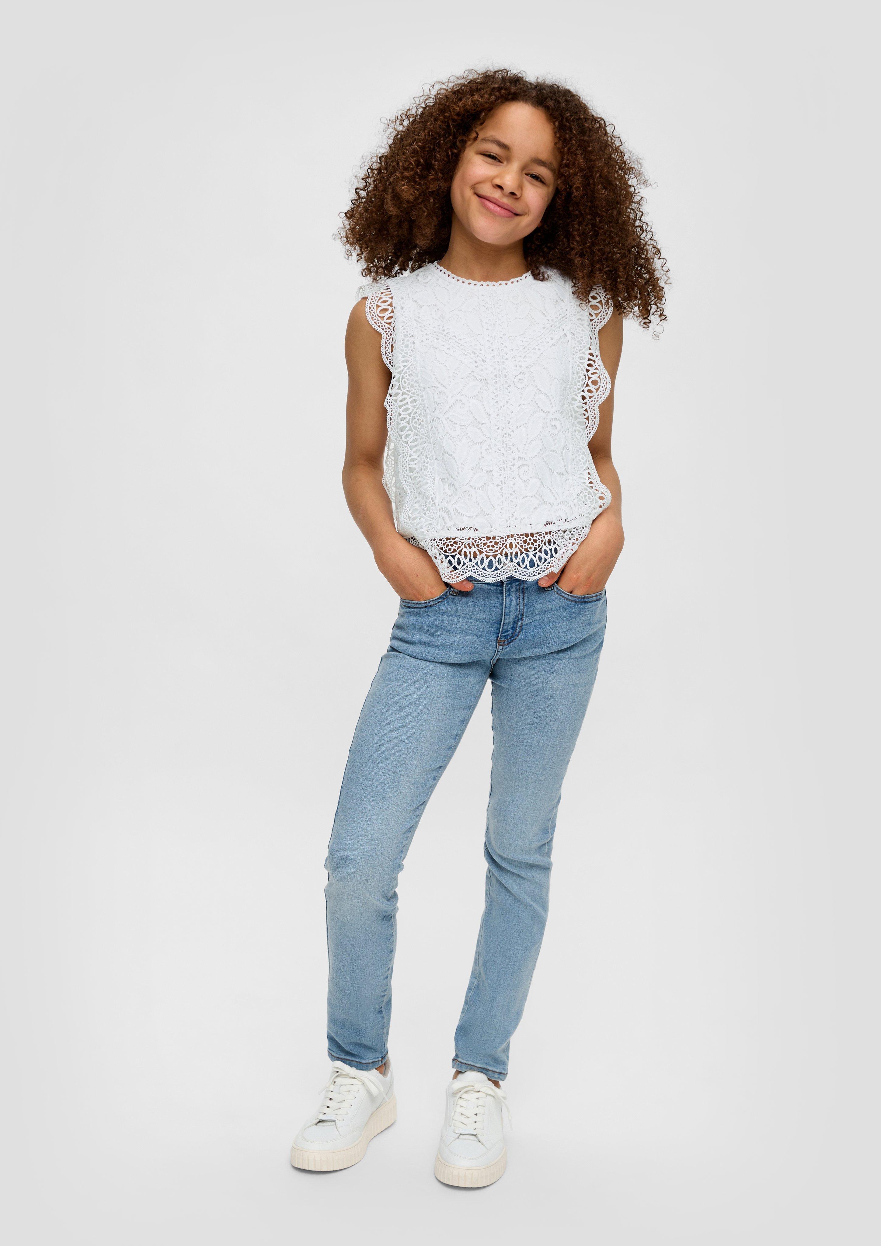Bluse aus Lochspitze  2145656-0100