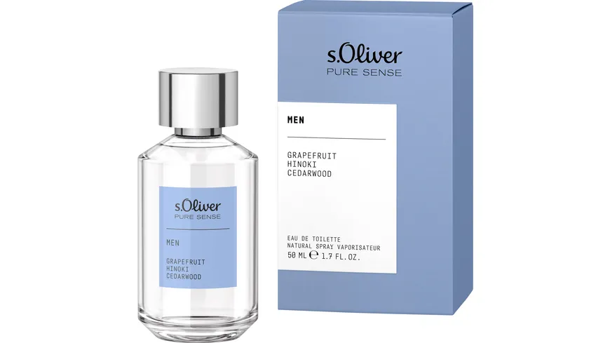 s.Oliver PURE SENSE MAN Eau de Toilette 50 ml