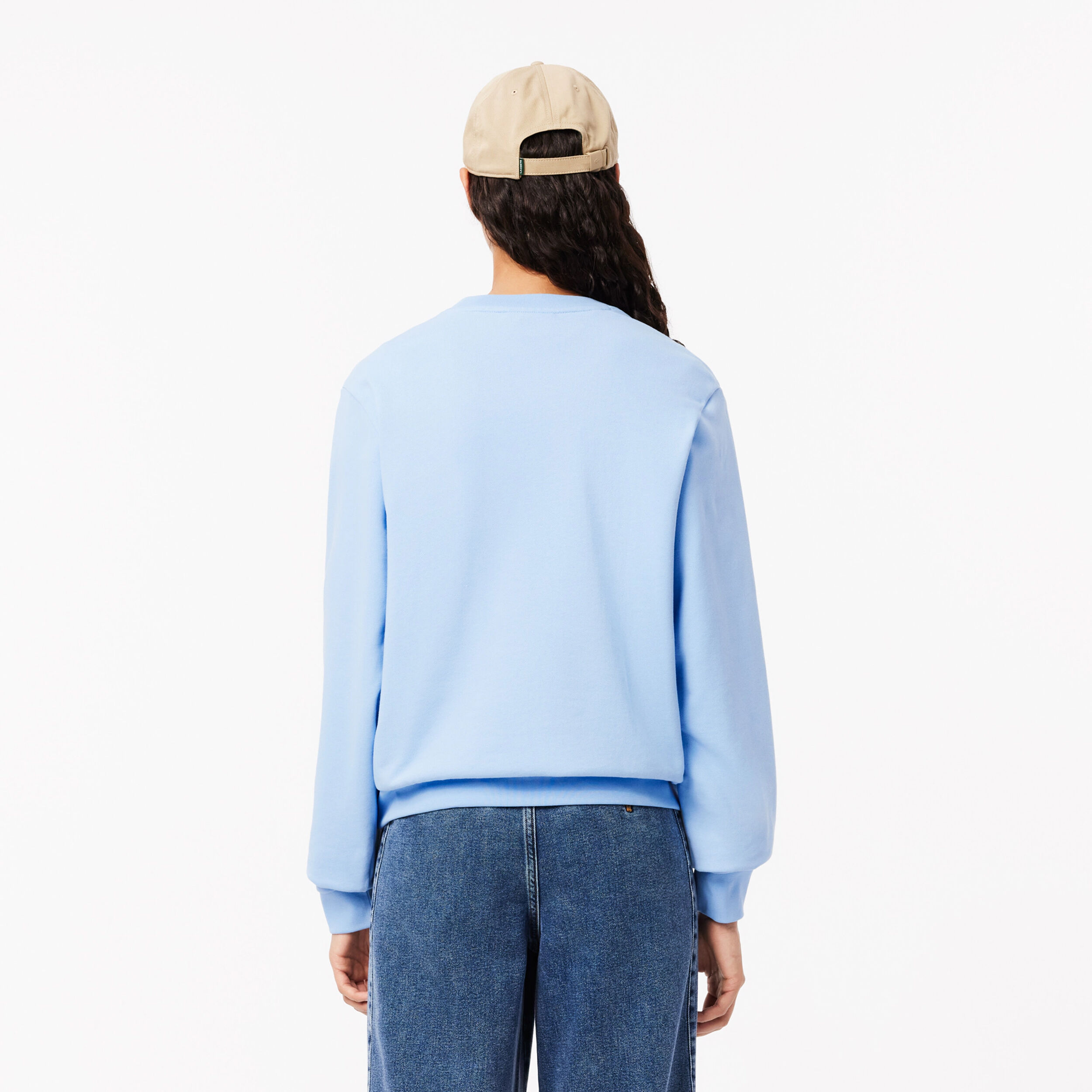 Lifestyle Fleece Sweatshirt Damen - Hellblau