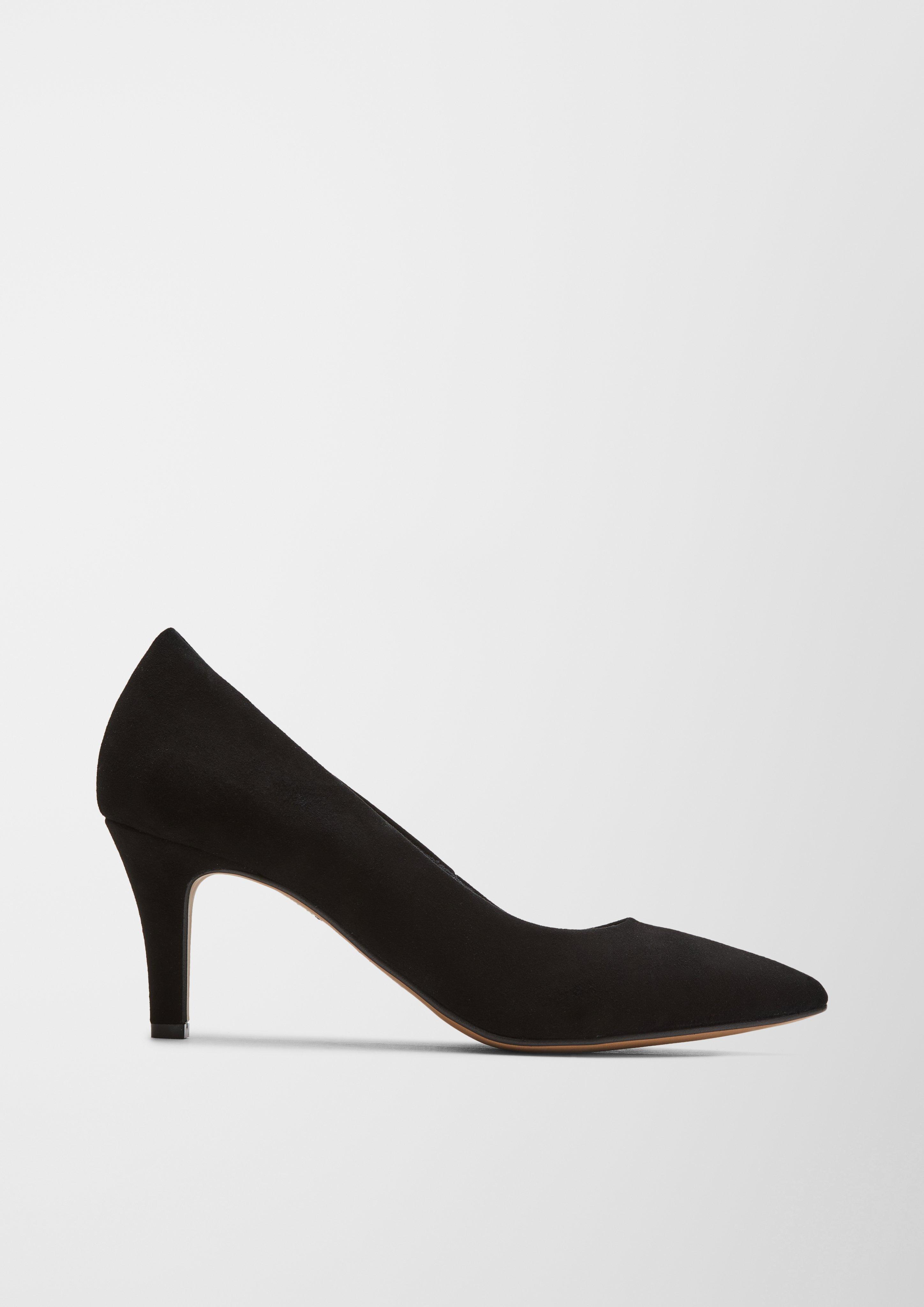 Spitze Veloursleder-Pumps  6006456-001