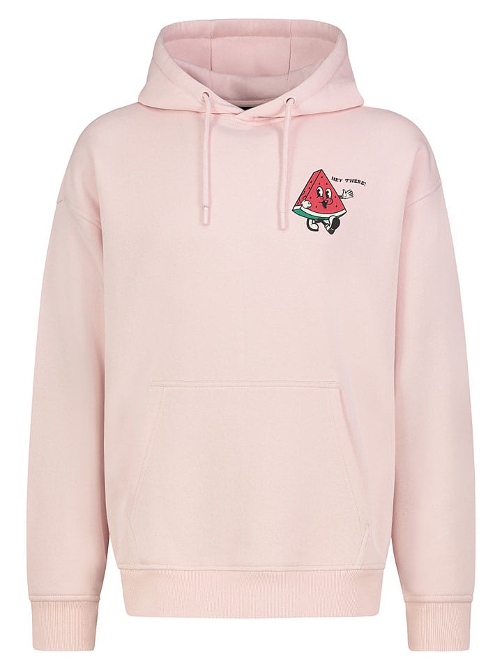 Authentic Style Hoodie in Rosa günstig kaufen