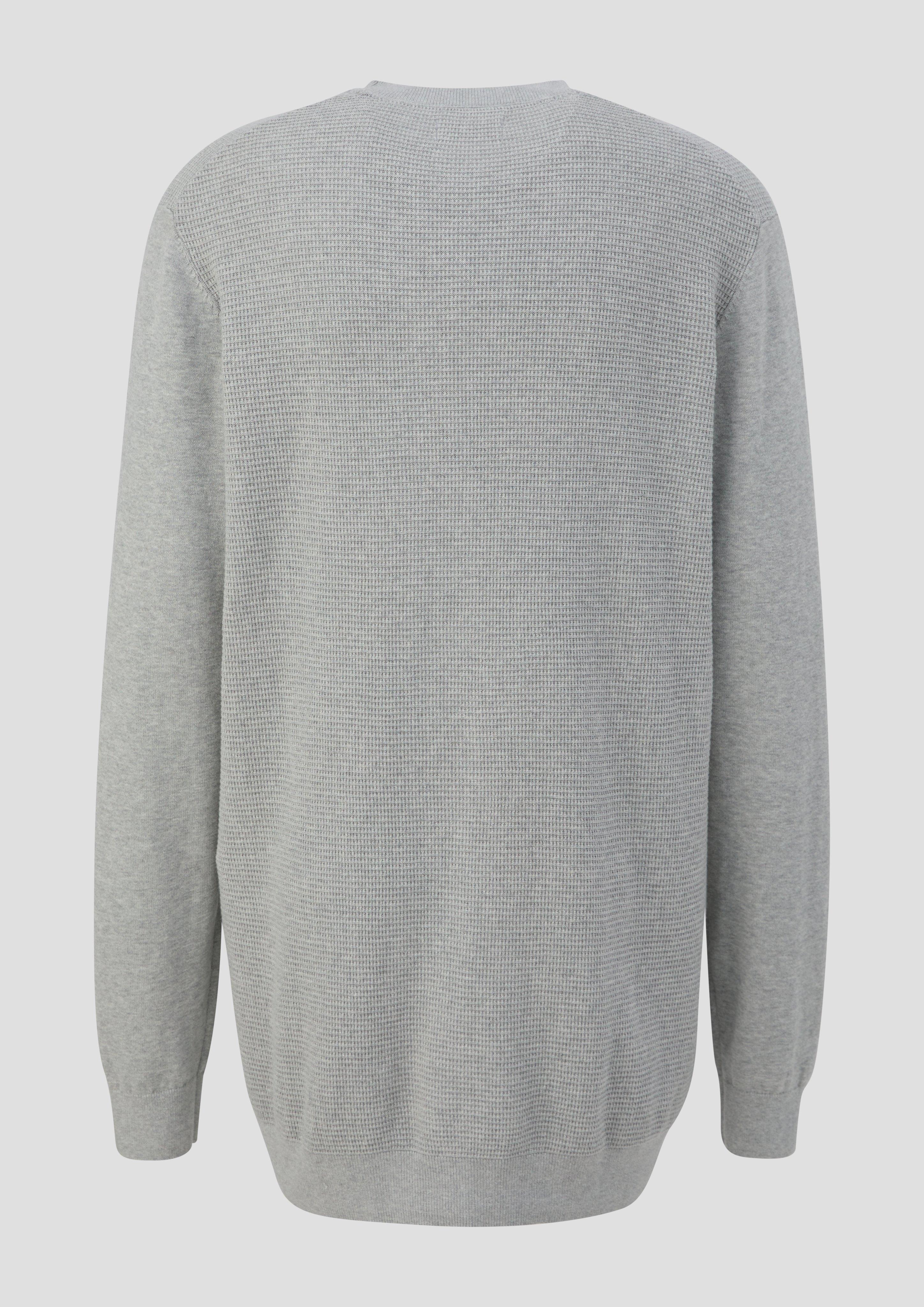 Strickpullover im Fabricmix  2143464-90W1