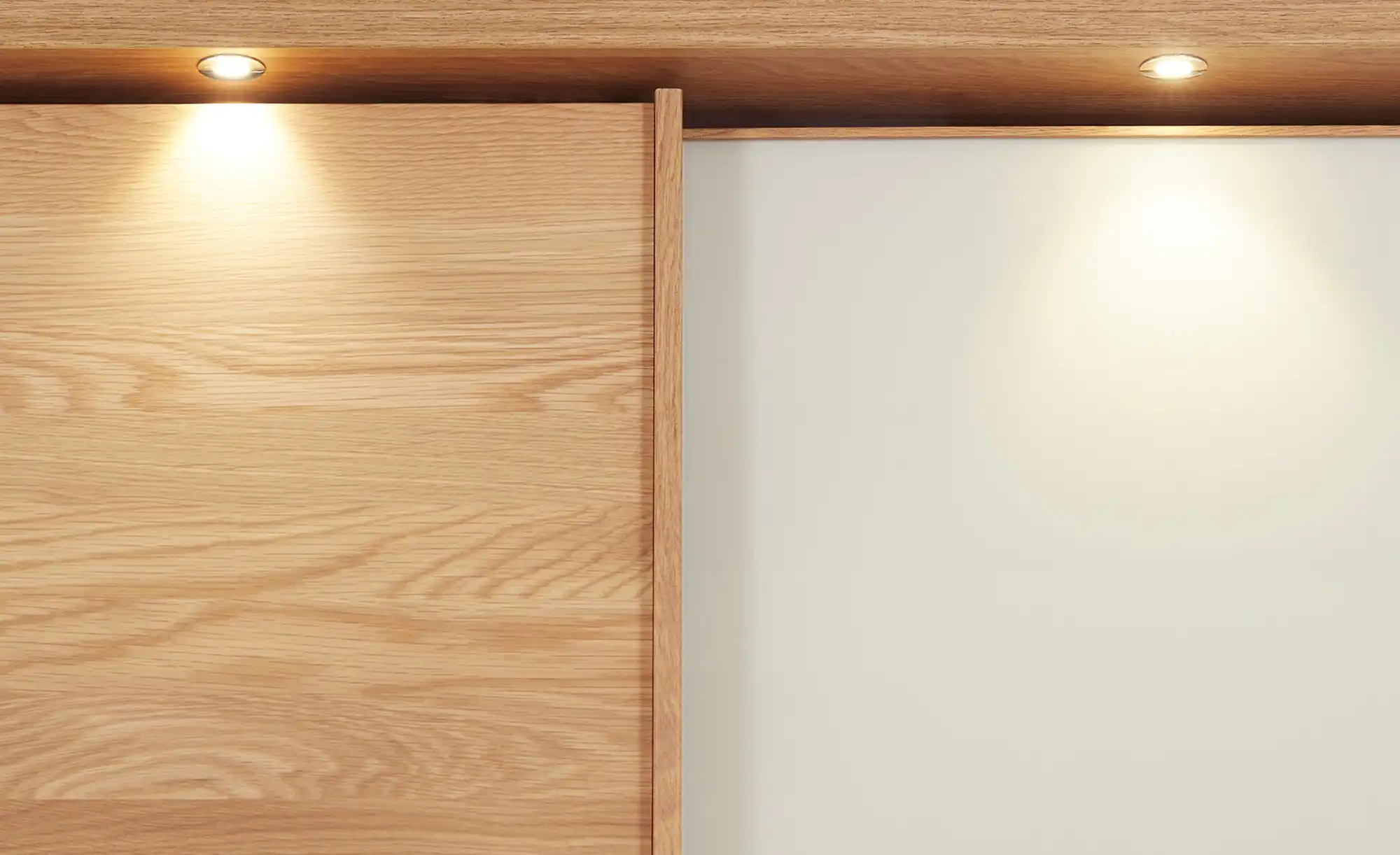 Woodford Schwebetürenschrank, 3-türig teilmassiv Kyran