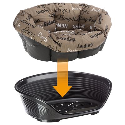 Ferplast Korb Siesta Deluxe schwarz