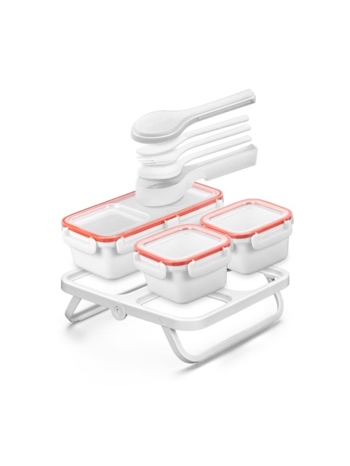 Tescoma Lunchbox-Set FRESHBOX, mit Isoliertasche in grau günstig kaufen zweistöckig