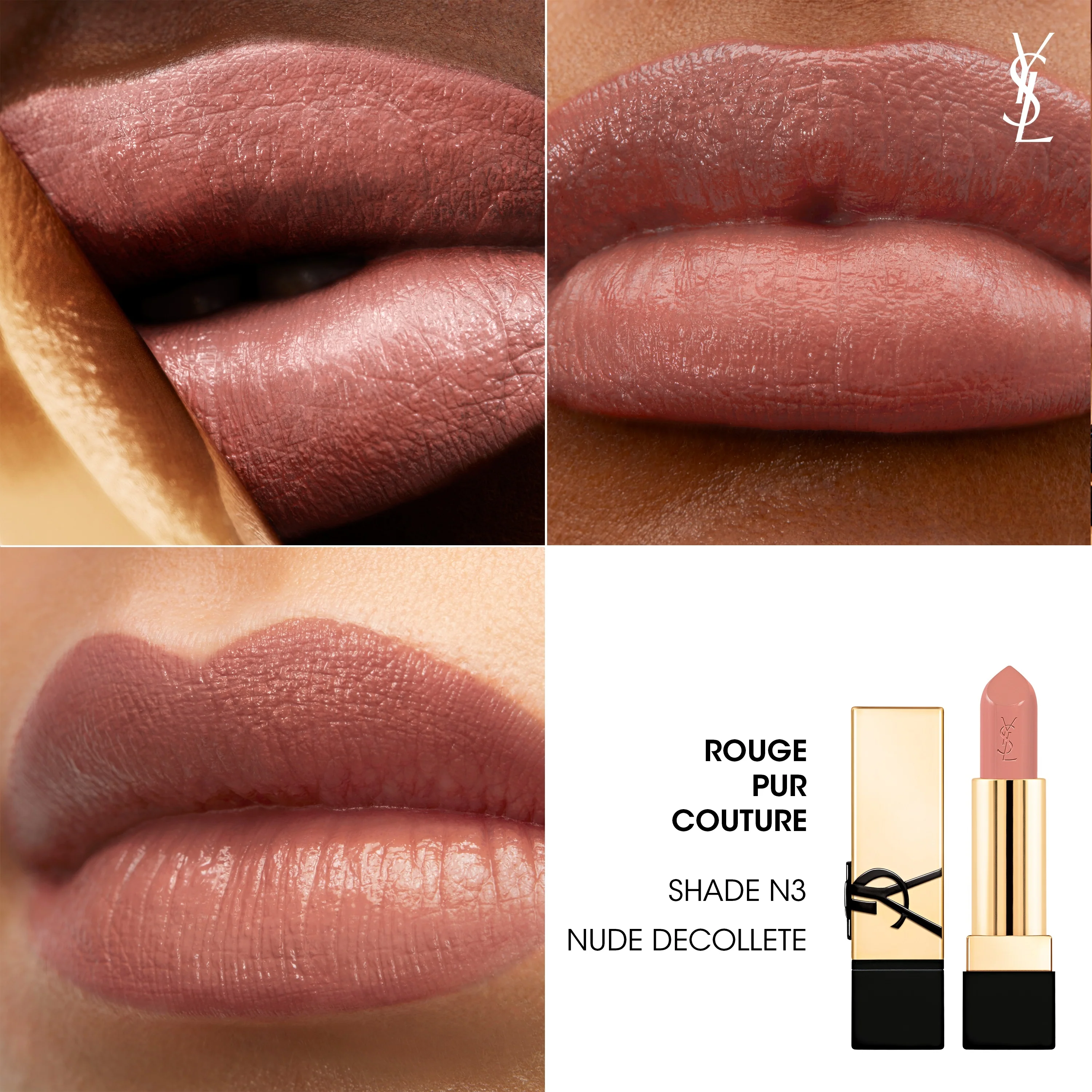 Rouge Pur Couture Lips - Satin Lipstick - Huulipuna