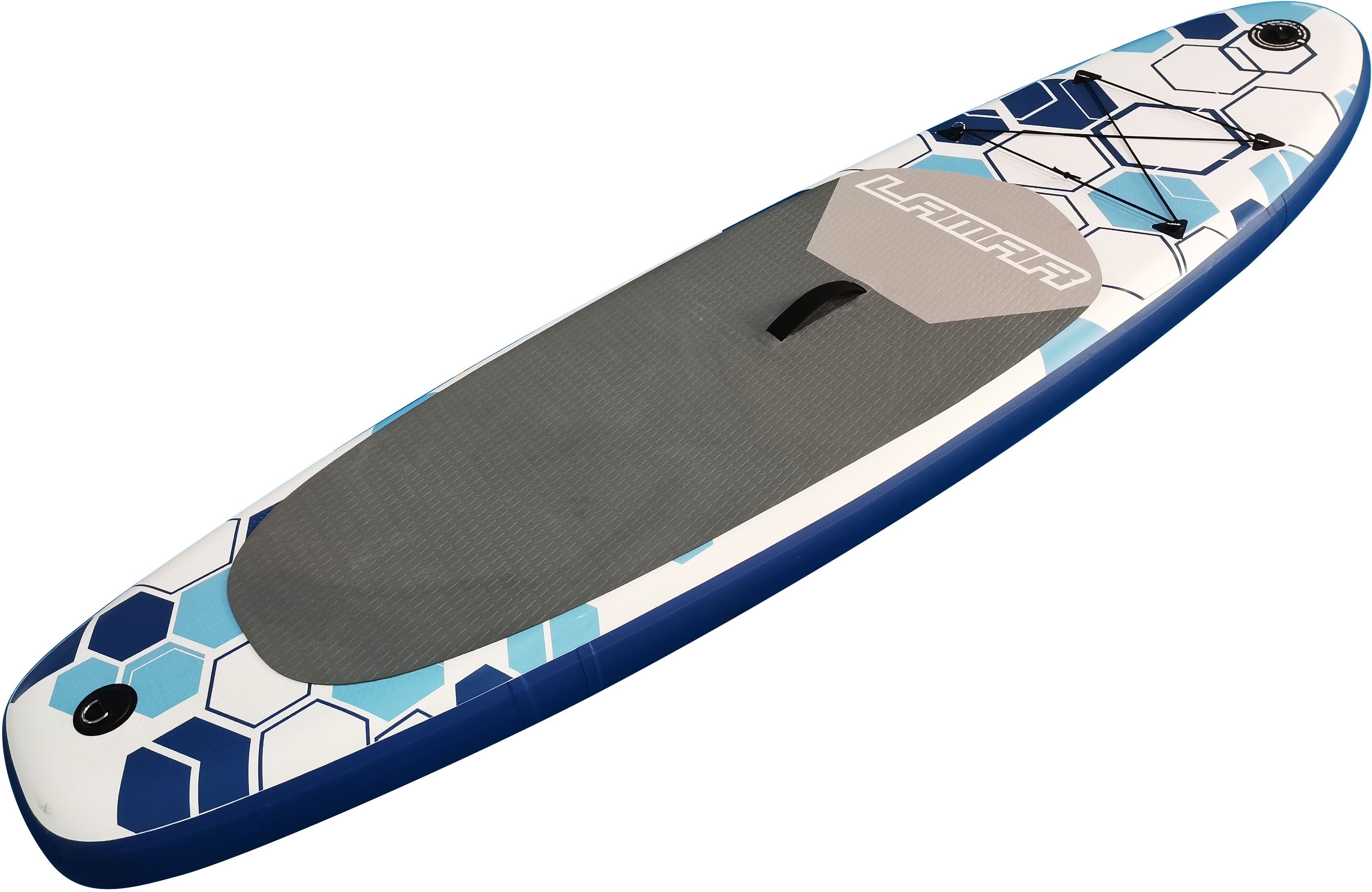 Lamar SUP-Board I-SUP 290 Be Cool, Fishboard, (Set, 5 tlg., mit Paddel, Pumpe und Transportrucksack)