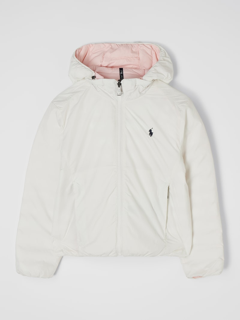 Steppjacke mit Wendefunktion in offwhite