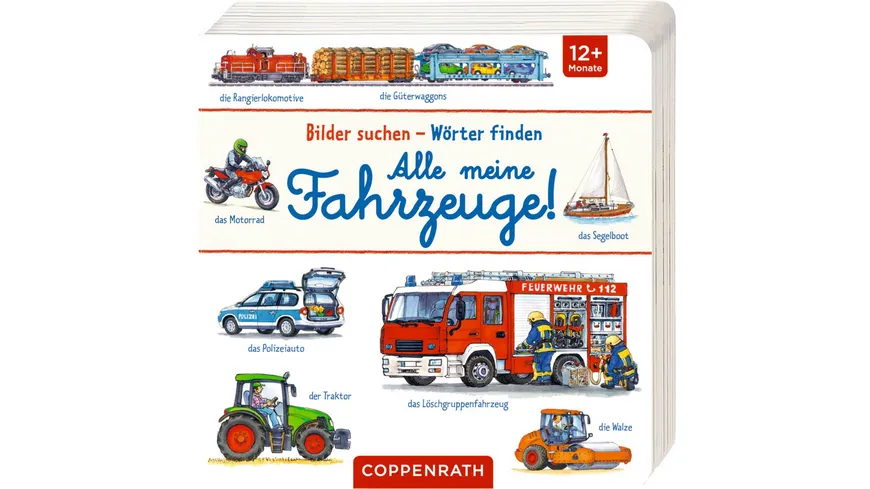 Coppenrath Verlag - Bilder suchen - Wörter finden - Alle meine Fahrzeuge!