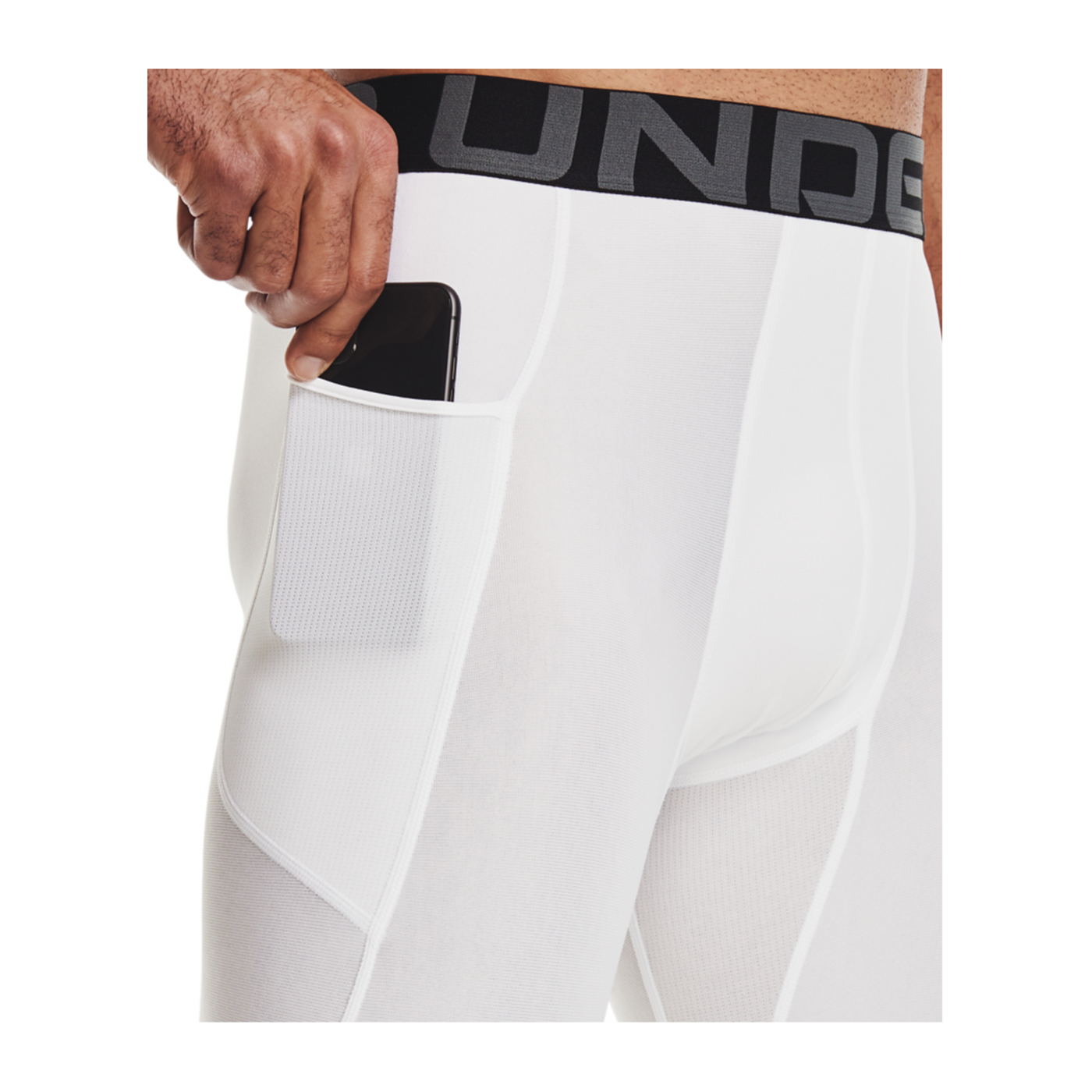 Under Armour HG 3/4 Tight Weiss F100