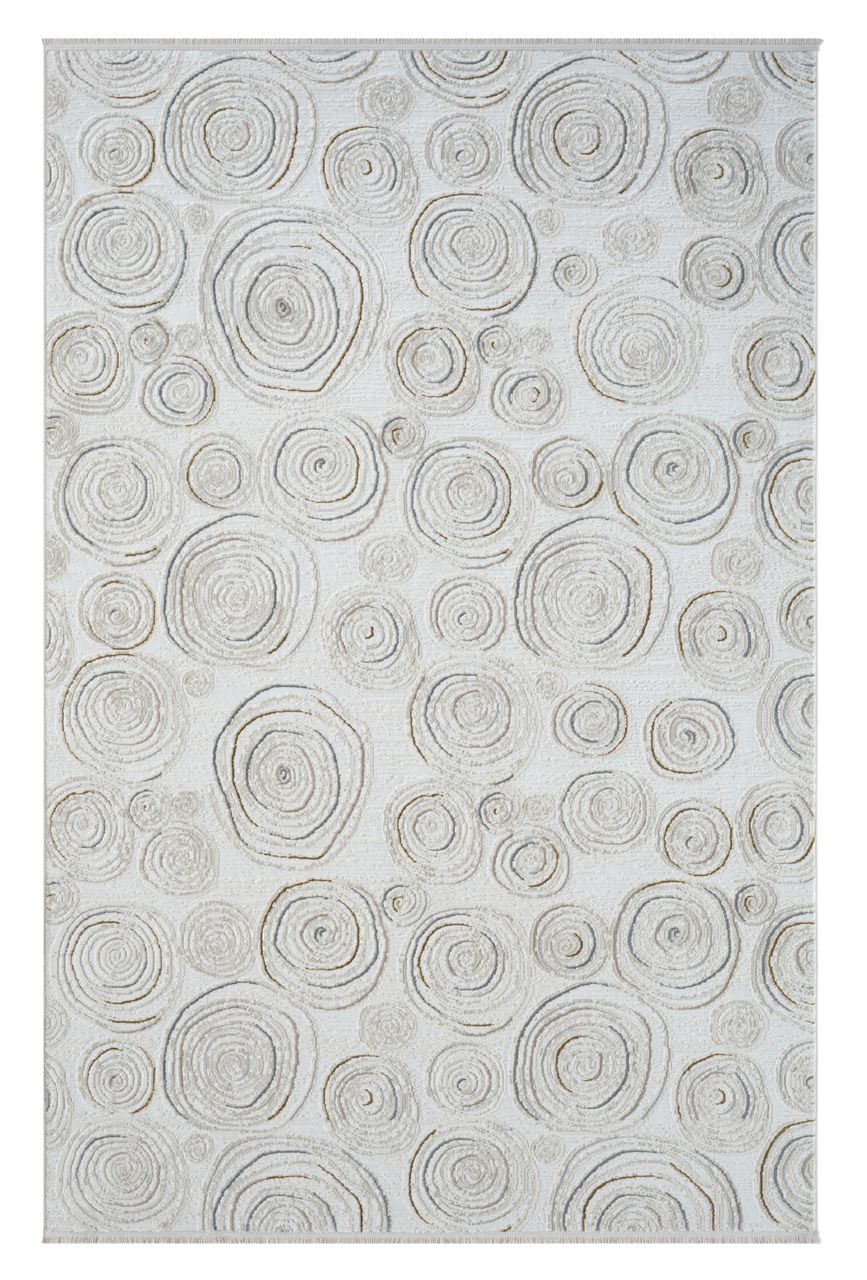 MyFlair Teppich Layla , 200cm x 290cm, Farbe Beige, rechteckig, Florhöhe 10mm