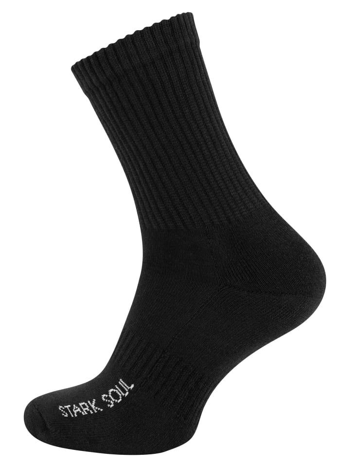 Stark Soul® Sportsocken 6 Paar, mit FROTTEESOHLE in schwarz günstig kaufen