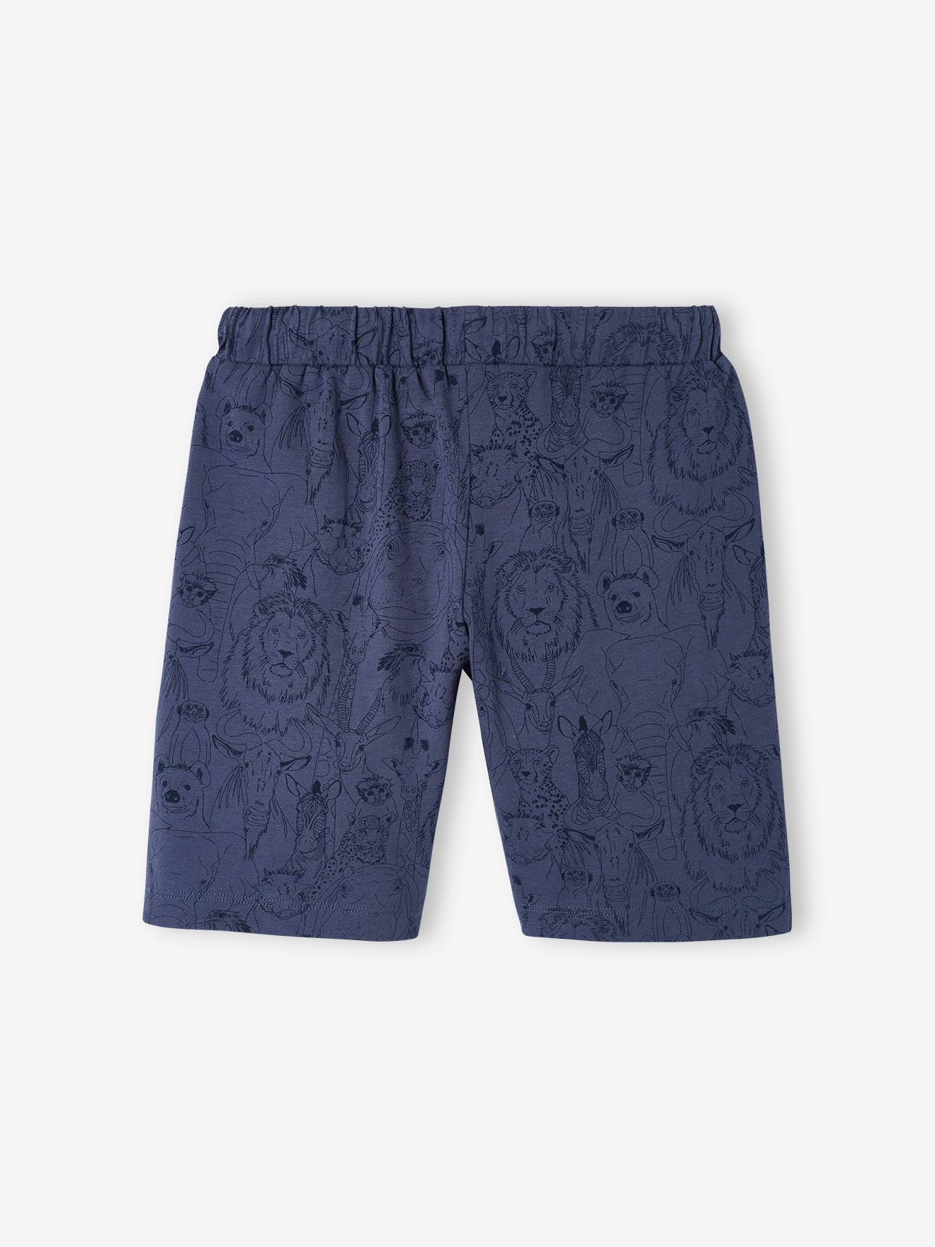 Lot de 2 shorts de pyjama garçon marine